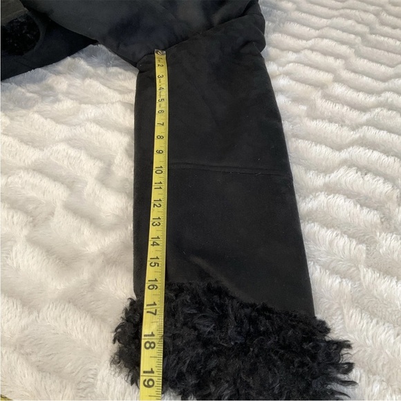 Love Tree Faux Suede/Fur Black Jacket NWT Size Medium - Picture 14 of 15